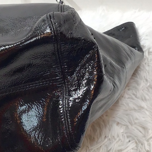 Perlina shiny black patent large tote bag - Picture 12 of 16